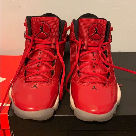 jordan shoes in red